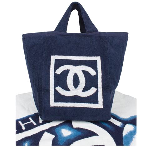 chanel beach club|chanel beach bag with towel.